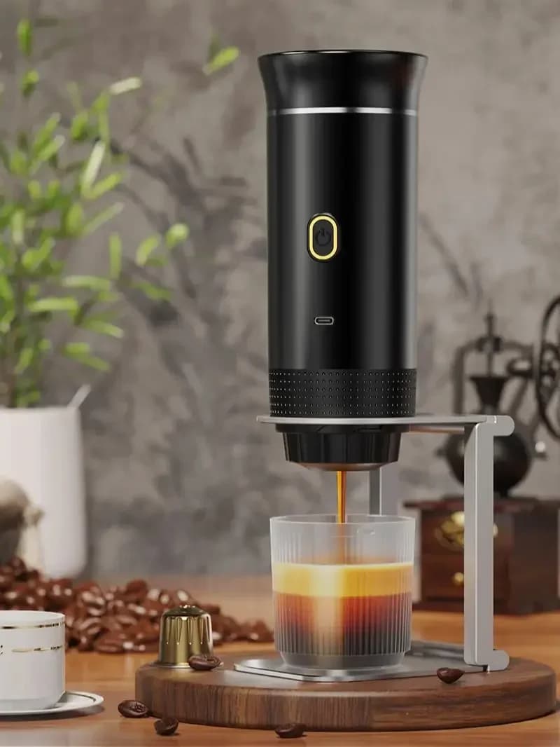 Prenosni 3-v-1 espresso kavni aparat