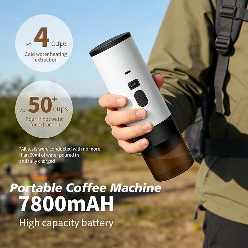 Prenosni električni kavni aparat 7800mAh